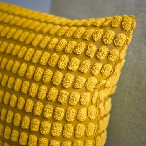 IKEA - SVARTPOPPEL, cushion cover, yellow, 40x58 cm