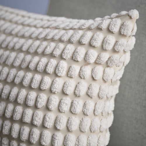 IKEA - SVARTPOPPEL, kırlent kılıfı, kırık beyaz, 40x58 cm