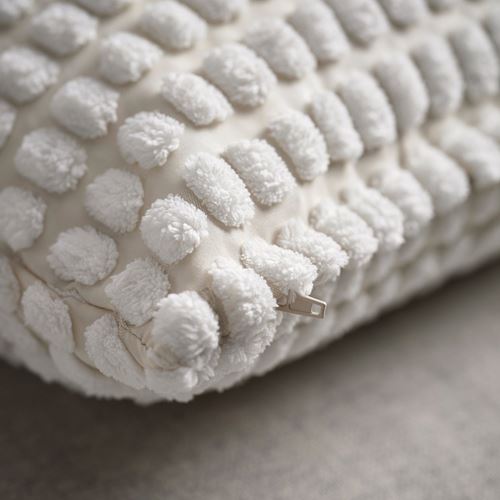 IKEA - SVARTPOPPEL, kırlent kılıfı, kırık beyaz, 40x58 cm