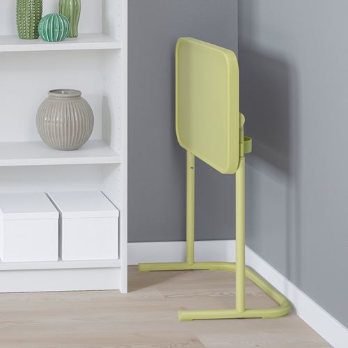 IKEA - BJORKASEN, laptop stand, yellow/green