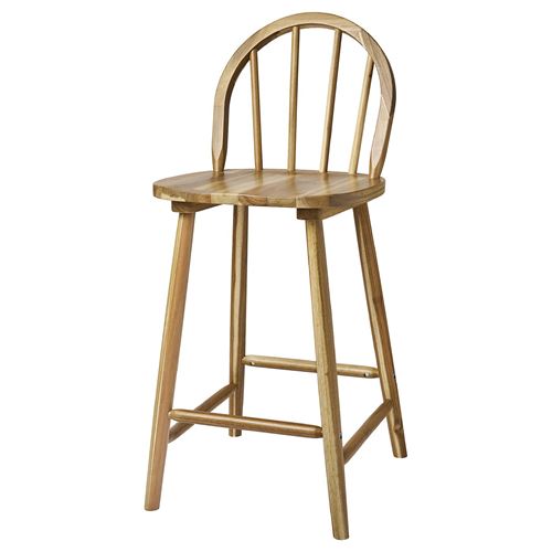 IKEA - SKOGSTA, bar sandalyesi, akasya, 62 cm