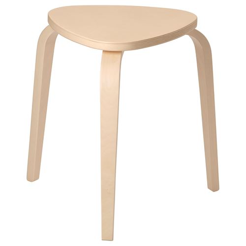 IKEA - KYRRE, wooden stool, birch