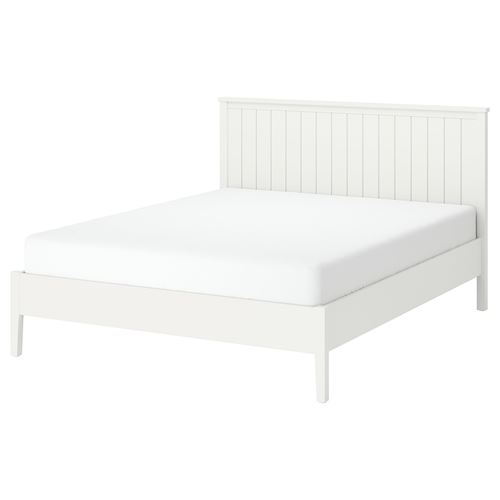 IKEA - GULLABERG, double bed, white, 140x200 cm
