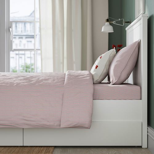 IKEA - GULLABERG/LINDBADEN, single bed, white, 90x200 cm