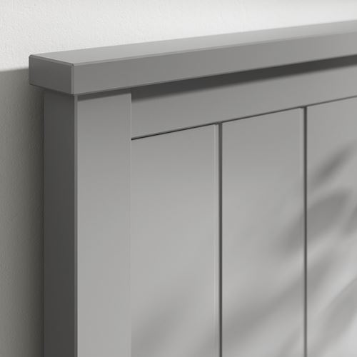 IKEA - GULLABERG, çift kişilik karyola, gri, 140x200 cm