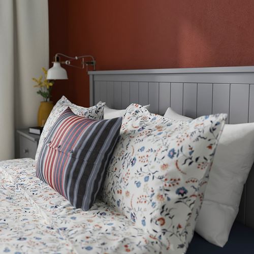 IKEA - GULLABERG, çift kişilik karyola, gri, 140x200 cm