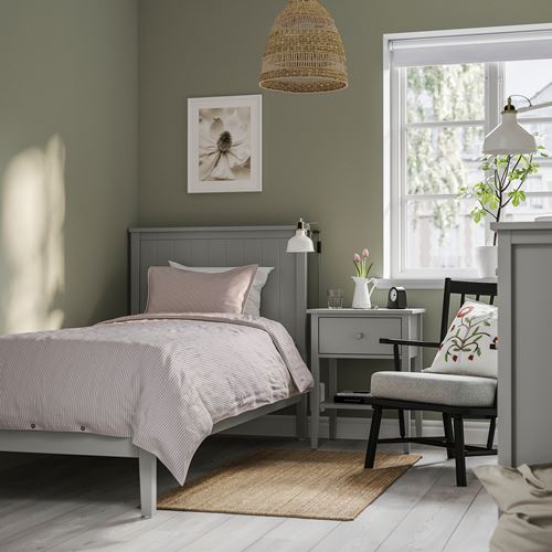 IKEA - GULLABERG, single bed, grey, 90x200 cm