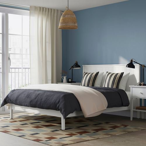 IKEA - GULLABERG, double bed, white, 140x200 cm