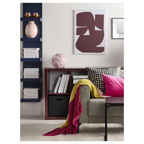 IKEA - MARGOSATRAD, throw, multicolour, 130x170 cm