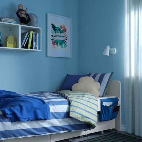 IKEA - BARNDRÖM, kids' bedding set, blue/green, 150x200/50x60 cm