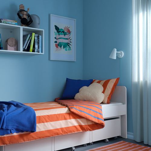 IKEA - BARNDRÖM, çocuk nevresim takımı, pembe-kırmızı, 150x200/50x60 cm