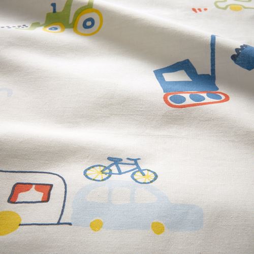 IKEA - BARNDRÖM, children fitted sheet, white, 90x200 cm