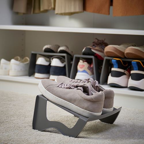 IKEA - MURVEL, ayakkabı düzenleyici, gri, 27x14x25 cm
