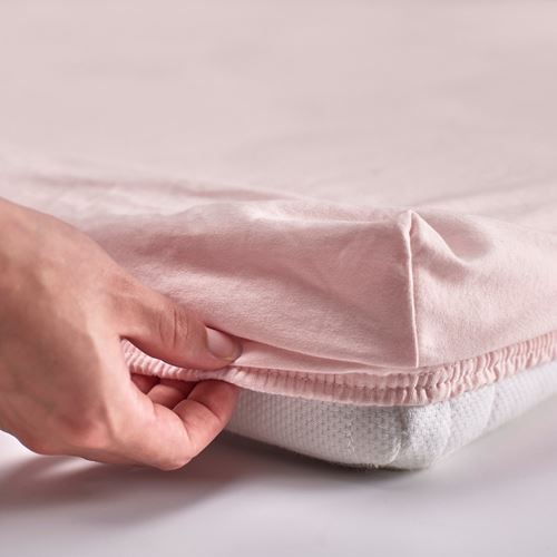 IKEA - BARNDRÖM, children fitted sheet, pink, 80x165 cm