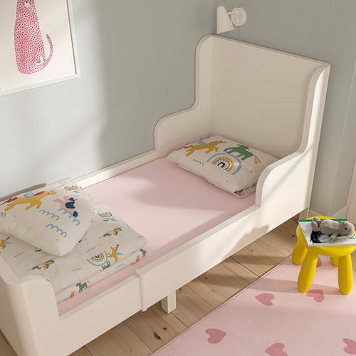 IKEA - BARNDRÖM, children fitted sheet, pink, 80x165 cm