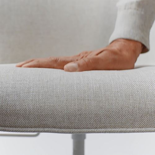 IKEA - ROSENTORP, yemek masası takımı, beyaz-Kilanda açık bej, 4 sandalyeli