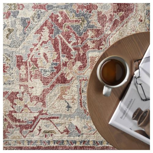 IKEA - JARNVAG, eskitme halı, pembe-bej, 160x230 cm