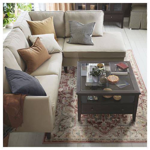 IKEA - JARNVAG, eskitme halı, pembe-bej, 160x230 cm