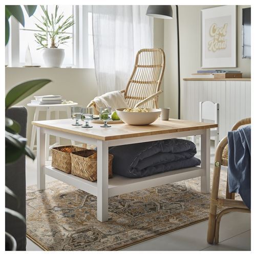 IKEA - JARNVAG, tumbled rug, beige-dark beige, 133x195 cm