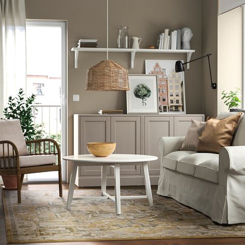 IKEA - JARNVAG, tumbled rug, beige-dark beige, 200x300 cm