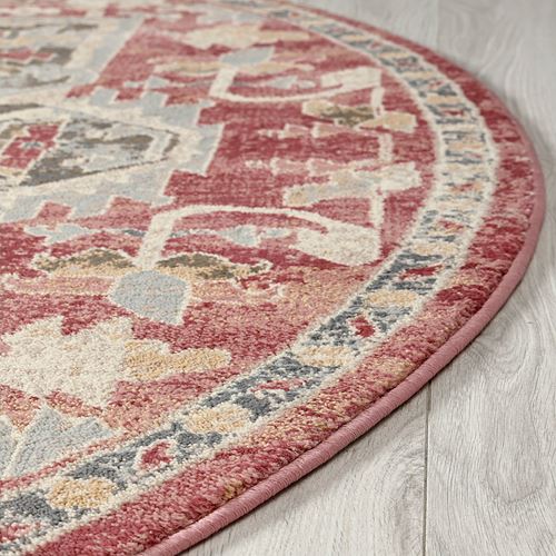 IKEA - JARNVAG, tumbled rug, pink-beige, 195 cm