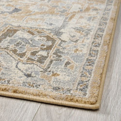 IKEA - JARNVAG, tumbled rug, beige-dark beige, 133x195 cm