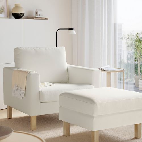 IKEA - SALTSJÖBADEN, armchair, Blekinge white