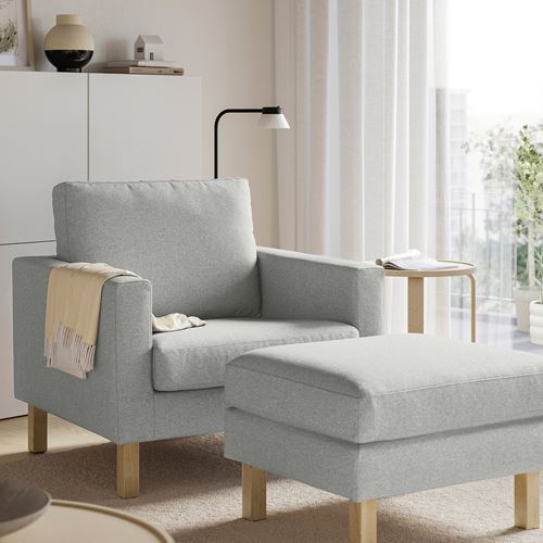 IKEA - SALTSJÖBADEN, armchair, tonerud grey