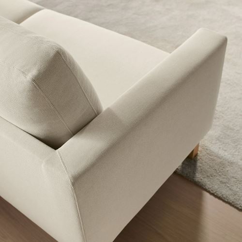 IKEA - SALTSJÖBADEN, 3-seat sofa with chaise longue, fridtuna light beige