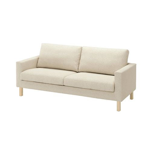 IKEA - SALTSJOBADEN, 3-seat sofa cover, vittangi light beige-white