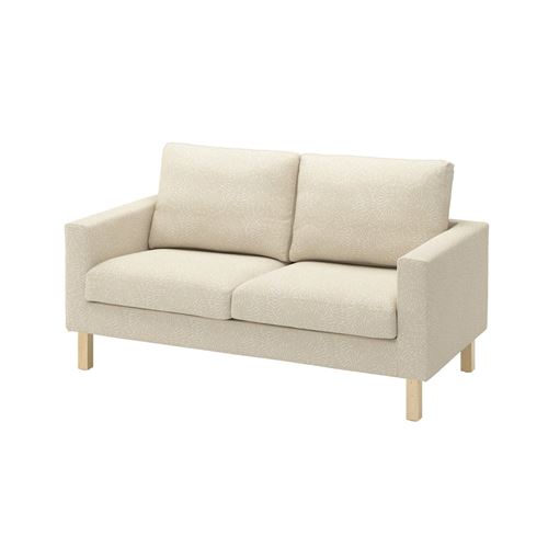 IKEA - SALTSJOBADEN, 2-seat sofa cover, vittangi light beige-white