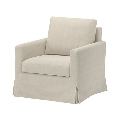 IKEA - SALTSJOBADEN, rocking single seat cover, fridtuna light beige