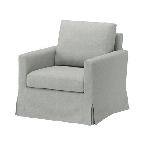 IKEA - SALTSJÖBADEN, sallanan tekli koltuk kılıfı, tonerud gri
