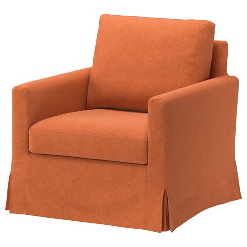IKEA - SALTSJOBADEN, rocking single seat cover, tonerud red-brown