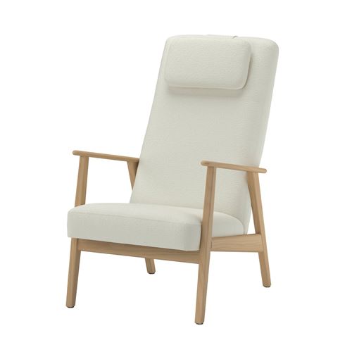 high-back armchair