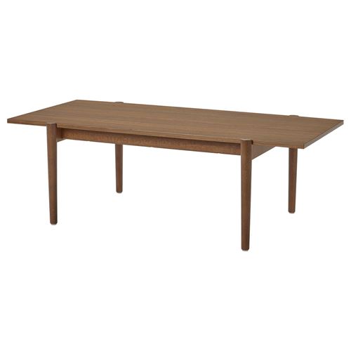 IKEA - UGGLERUM, coffee table, walnut veneer, 130x65 cm