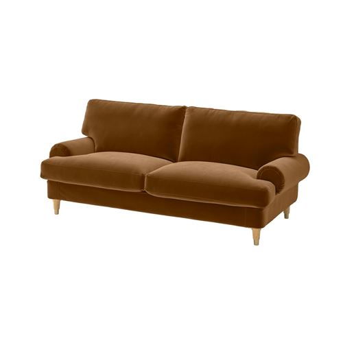 IKEA - VALNAS, 2-seat sofa cover, alhamn ochre-brown
