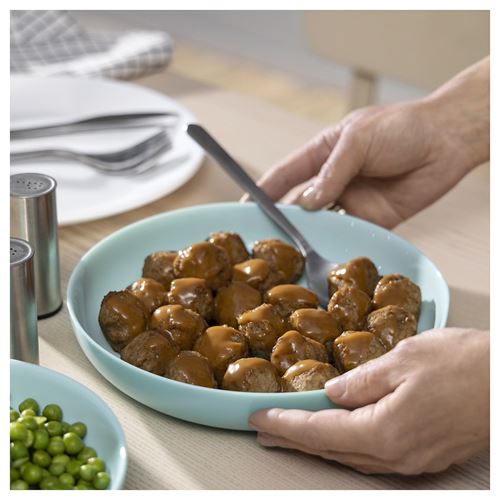 IKEA - VITBLECKA, plate, turquoise, 21 cm