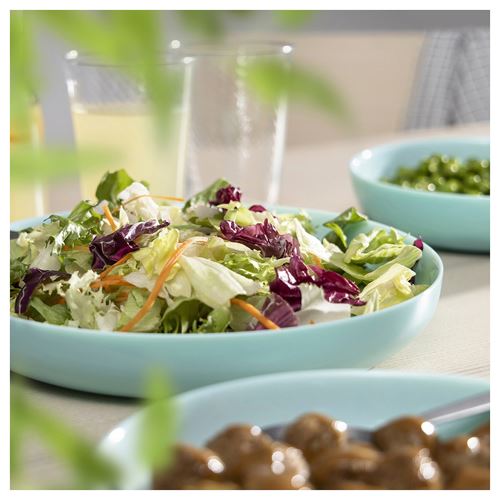 IKEA - VITBLECKA, plate, turquoise, 25 cm