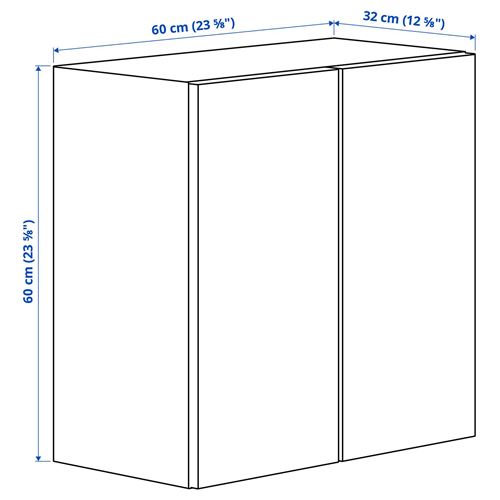 IKEA - LASTARE, LASTARE dolap, beyaz, 60x32x60 cm