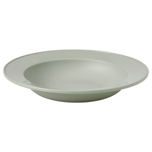 IKEA - SIMKRABBA, çukur tabak, yeşil-gri, 22 cm