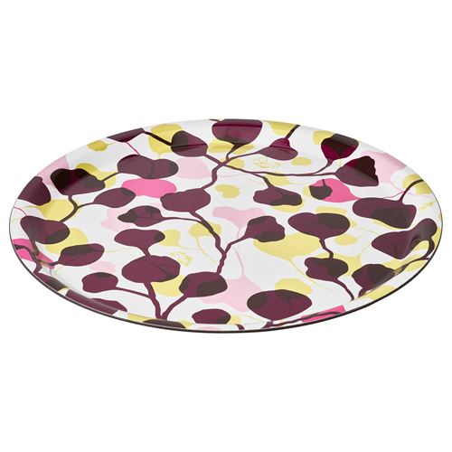 IKEA - VADERFISK, round tray, multicolour, 38 cm