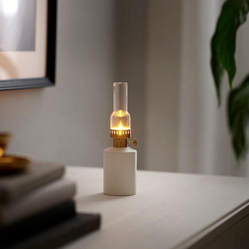 IKEA - KNOLTANG, decorative lighting, white, 18 cm