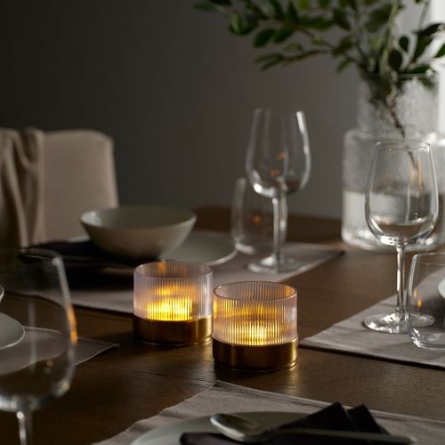 IKEA - SNORPTRAD, decorative lighting, brass colour, 8 cm