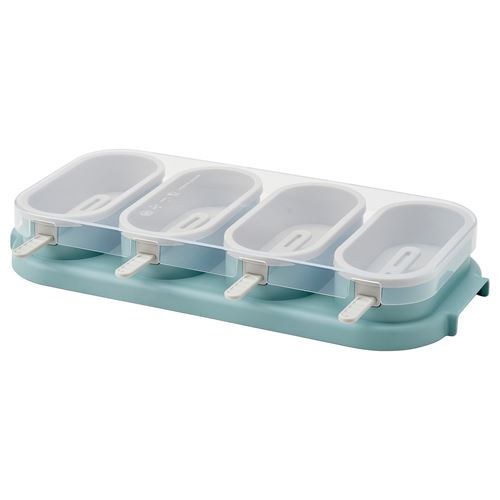 IKEA - UPPFYLLD, ice lolly maker, light turquoise-light grey