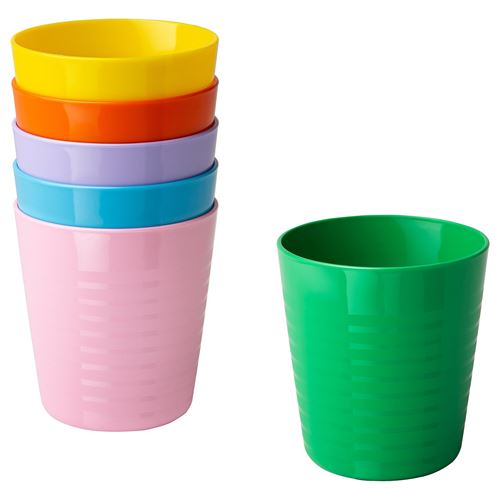 IKEA - KALAS, children cup set, multicolour, 23 cl