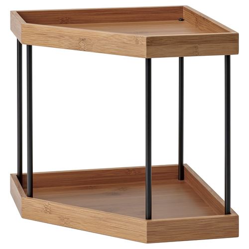 IKEA - NALBLECKA, counter top organizer, bamboo, 28x28x28 cm