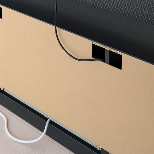 IKEA - BRIMNES, tv bench, black, 216x41x54 cm