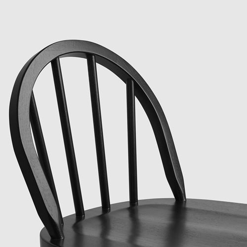 IKEA - SKOGSTA, bar sandalyesi, siyah, 62 cm