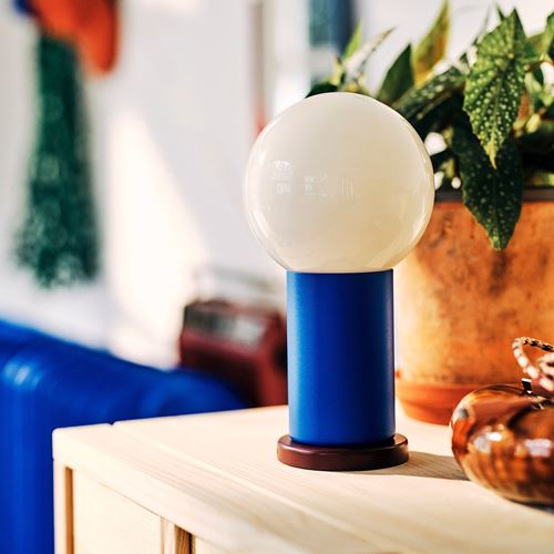 IKEA - IKEA PS 2026, LED decoration lighting, blue-light yellow, 22 cm
